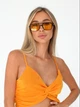 Солнцезащитные очки No Brand авиатор Celebrity с металлическим заушником желтые с черным - изображение 5
