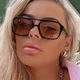 Солнцезащитные очки No Brand авиатор Celebrity с металлическим заушником бежевые с черным - изображение 1