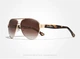 Мужские поляризационные солнцезащитные очки KINGSEVEN 7777 Gold Gradient Brown - изображение 3