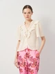Блузка женская Zara 3359/825 XS Молочная (03359825712016) - изображение 1
