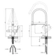 Смеситель для кухни Kroner KRP Graz-GRP03815 (CV031337) - изображение 2