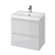 Умывальник с тумбой Cersanit Moduo Slim 62x37,5x59,5см серый (UN509-043) - изображение 2