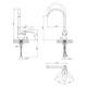 Смеситель для кухни Kroner KRM Odra-C032WHI (CV021173) - изображение 2