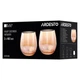 Набор стаканов низких Ardesto Black Mars Amber 480мл 2 предмета (AR2648G) - изображение 2