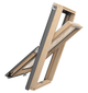 Окно мансардное RoofLITE AVY B900 S6A 114x118см дерево - изображение 2