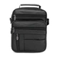 Мужская кожаная сумка Borsa Leather K16683-1bl-black - изображение 1