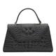 Женская кожаная сумка Borsa Leather K1213D-black - изображение 1