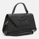 Женская кожаная сумка Borsa Leather K1213D-black - изображение 2