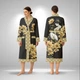 Кімоно жіноче з плюшевого велюру Golden Blossom 29471 L - зображення 1