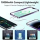 Портативний зарядний пристрій Power Bank JJT-A27-1 Gradient PD20W+QC 22.5W з Бездротовий зарядний пристрій 10000 mAh (White / Green) Epik (192123) - зображення 5