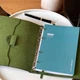 Професійний блокнот Лікаря Professional Journals в обкладинці з еко - фетру А5 з великою кишенею для документів формату А4 Зелений - зображення 2