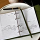 Професійний блокнот Лікаря Professional Journals в обкладинці з еко - фетру А5 з великою кишенею для документів формату А4 Зелений - зображення 4