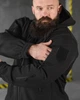 Тактична куртка Softshell Masad Black весняна з тактичними кишенями та липучками під шеврони XS - зображення 4