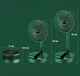 Вентилятор настольный- напольный на аккумуляторе + USB Folding Storage Fan с телескопической ножкой до 36 см - изображение 2