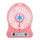 Вентилятор портативный настольный мини на аккумуляторе + USB Mini Fan 14х10х4 см Розовый - изображение 2