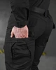 Тактический костюм с наколенниками в комплекте Tactical Combat Black M - изображение 3