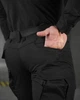 Тактический костюм с наколенниками в комплекте Tactical Combat Black M - изображение 4