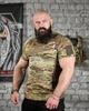 Тактическая футболка Axel Мультикам Coolmax 100% полиэстер с липучками под шевроны влаговыводящая XXL - изображение 6