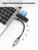 Кабель Type-С to USB 3.0 UGREEN US378 OTG адаптер Black (70889) - изображение 2