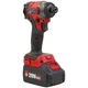 Акумуляторний безщітковий гайковерт ударний WORCRAFT CIS-S20LiB-260, 1/4'' hex-drive - зображення 3
