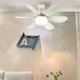 LED лампа вентилятор E31 у патрон E27 40W з пультом керування Білий (127-14-17072) - зображення 4