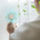 Ручний / настільний вентилятор на акумуляторі Mini Fan одношвидкісний міні-вентилятор, 12.8х6.3х4.4 см, рожевий (104016288) - зображення 2