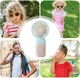 Ручний / настільний вентилятор на акумуляторі Mini Fan одношвидкісний міні-вентилятор, 12.8х6.3х4.4 см, рожевий (104016288) - зображення 4