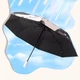 Складна компактна жіноча парасолька з принтом "Котики" повний автомат Umbrella автоматична парасолька від дощу та сонця / УФ / ультрафіолету, чорно-білий (104010072) - зображення 8