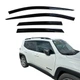 Дефлектори вікон вітровики Jeep Renegade 14- 4шт CLOVER Джип Ренегат АМ0054916 - зображення 1