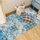 Самоклеюча ПВХ плитка Patchwork 20x20 см, 10 шт, водостійкі панелі для стін і підлоги (0,4 м²) візерунок № 4 - зображення 5