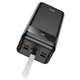 Внешний аккумулятор Power Bank HOCO J86B Electric USB 22.5W / Type-C PD20W 60000mAh, Black - изображение 2