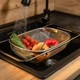 Дуршлаг-сито на раковину для мытья продуктов 36*25*10.5 см Серый - изображение 7