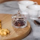 Конфетница с крышкой High Quality из хрустального стекла, Ice Flowers Прозрачный - изображение 5