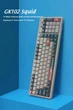 Механічна бездротова ігрова клавіатура LANGTU GK102 з перемикачами hotswap, Type-C, Bluetooth, 2,4 ГГц, RGB підсвітка, 102 клавіш (розкладка ENG, QWERTY) - зображення 4