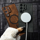 Шкіряний чохол LuxLeather MagCover для Samsung Galaxy S25 Ultra Коричневий (6120112) - зображення 7