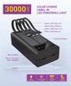 УМБ повербанк Y-Kryptone S-03 Solar Charge LED Light 30000 mAh Black (YK-S03SLC-B) - изображение 2
