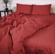 Простынь MirSon Ranforce Elite 17-0608 Stripe Red 200x220 см (2200010365146) - изображение 2