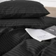 Наволочка MirSon Бязь 17-0611&nbsp;Stripe&nbsp;Black 70х70 см (2200008199517) - изображение 2