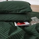 Наволочка MirSon Бязь 17-0612&nbsp;Stripe&nbsp;Emerald 70х70 см (2200008201623) - изображение 3
