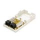 Розетка RITAR UTP 8P8C RJ45 2 порт Cat-5, накладна біла StR-8P8CRJ45-2 - зображення 3