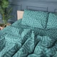 Підковдра MirSon Полуторна 143х210 см Бязь 17-0622 Geometry Emerald (2200008197667) - зображення 2