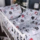 Наволочка MirSon Бязь Kids Time 17-0672 Silver Owlets 50х50 см (2200010184211) - изображение 3