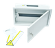Корпус металлический ЩРв-12 (265х310х120мм) IP31 UEC (MKM14-V-12-30-U) - изображение 2