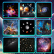 Ночник проектор звездного неба галактика Galaxy 19 сменных картриджей, домашний планетарий белый - изображение 6