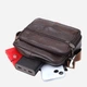 Сумка кросс-боди через плечо мужская из натуральной кожи Vintage leather-22940 Коричневая (ROZ6501092512) - изображение 6
