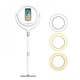 Комплект кольцевой LED-лампы 26 см 10 дюймов F-539A 96 шт. 3300K - 6000К+ держатель + пульт + штатив - изображение 7