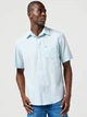 Рубашка хлопковая мужская Wrangler 112362379 S Голубая (5401139234581) - изображение 1