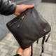 Мужская кожаная сумка через плечо коричневая Tablet Base brown - изображение 4
