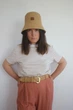Летняя шляпа из рафии ZHDANOVA BAGS&HOME bucket hat цвет соломенный - изображение 7