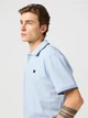 Поло длинное мужское Wrangler 112362830 S Голубое (5401139264847) - изображение 4